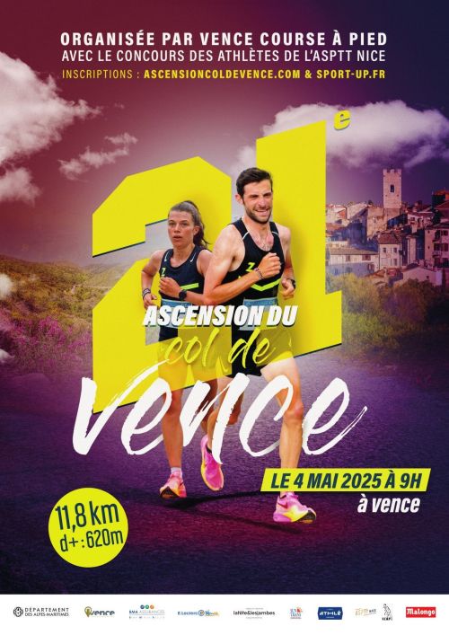 Ascension du col de Vence
