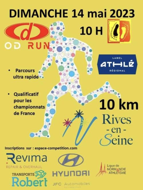 10 km de Rives en Seine