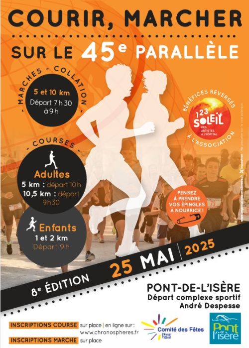 Courir sur le 45ème Parallèle