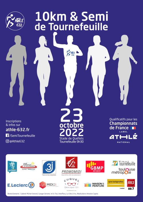 Semi-Marathon et 10km de Tournefeuille