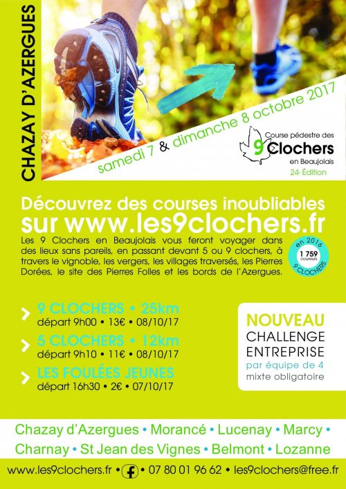Les 9 Clochers en Beaujolais
