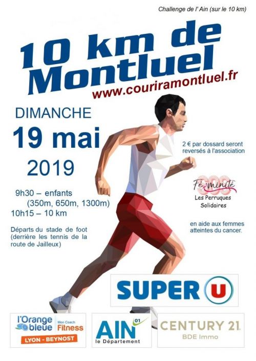 10 km de Montluel