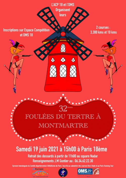 Foulées du Tertre à Montmartre