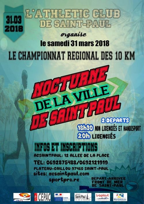 10 km Nocturne de la Ville de Saint-Paul