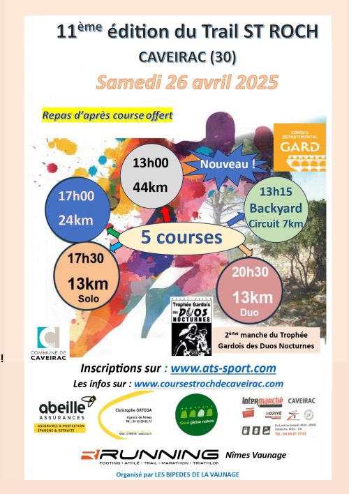 Trail St Roch de Caveirac