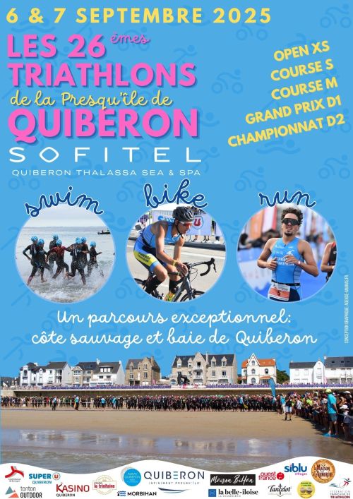 Les Triathlons de la Presqu’île de Quiberon