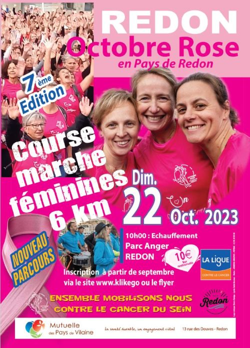 Octobre Rose en Pays de Redon