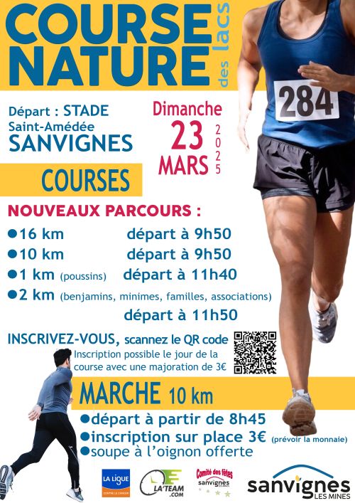 Course Nature des Lacs de Sanvignes