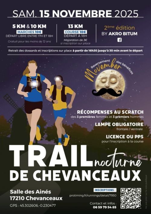 Trail Nocturne de Chevanceaux