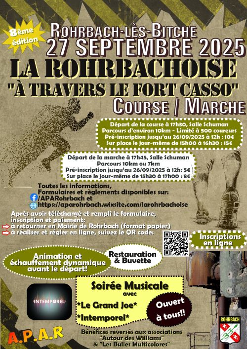 La Rohrbachoise, à travers le Fort Casso