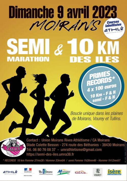 Semi-Marathon et 10 km des Iles de Moirans