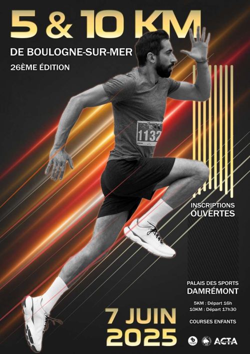 5 et 10 km de Boulogne sur Mer