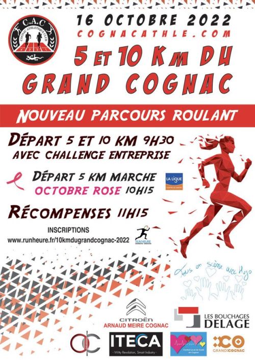5 et 10 km du Grand Cognac
