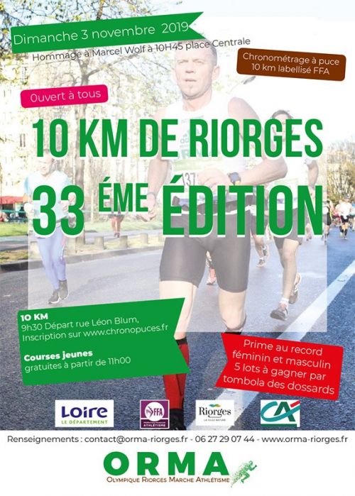10 km de Riorges