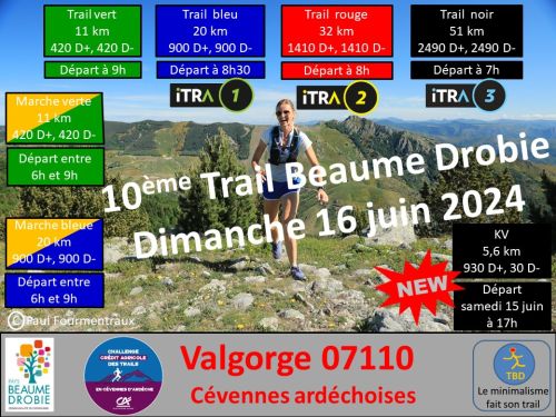 Trail Beaume Drobie