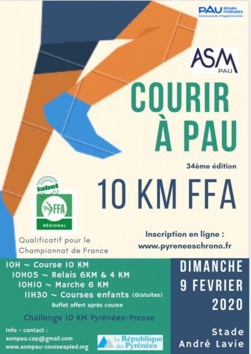 Courir à Pau