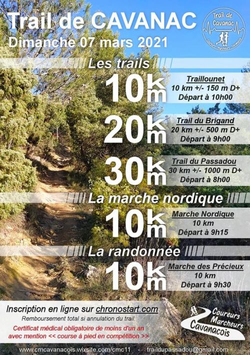 Trail de Cavanac
