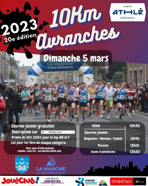 10 km d'Avranches