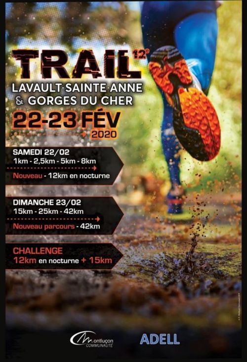 Trail de Lavault Sainte Anne et des Gorges du Cher