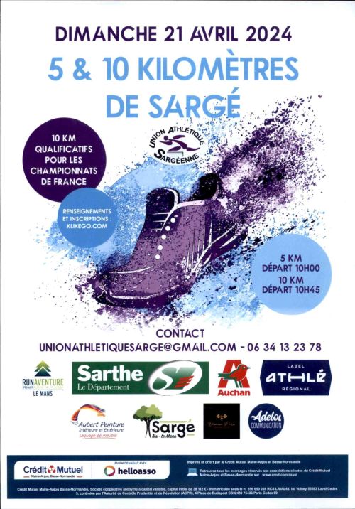 5 et 10 km de Sargé