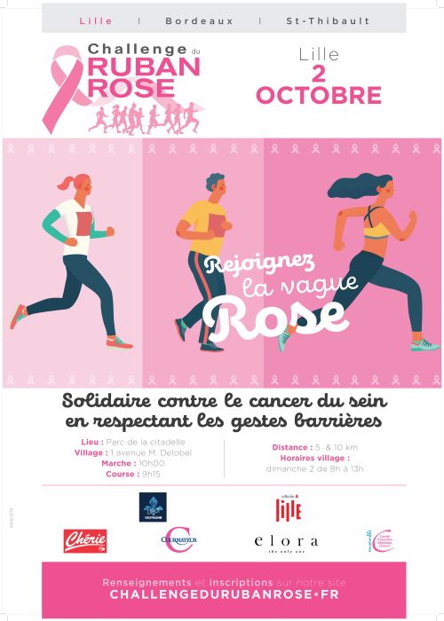 Challenge du Ruban Rose Lille