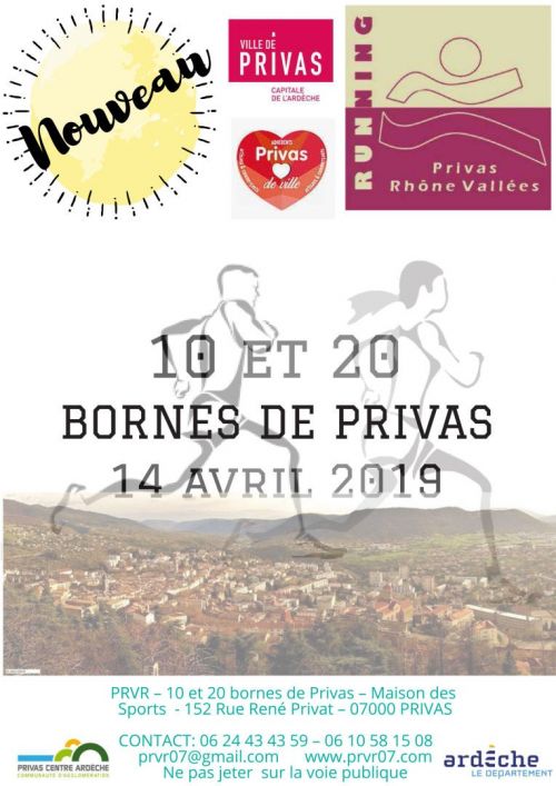 10 et 20 Bornes de Privas