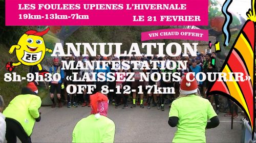 Manifestation "Laissez nous courir"