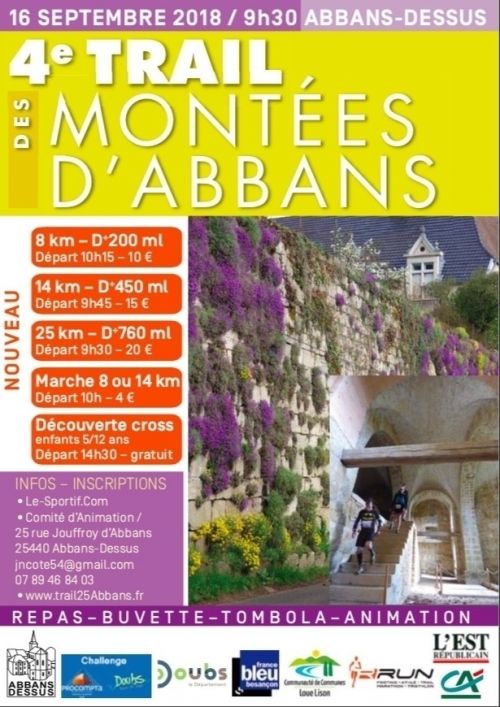 Trail des Montées d'Abbans