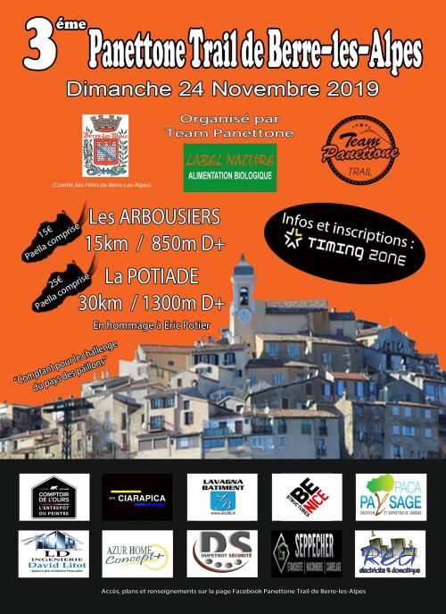 Panettone Trail de Berre les Alpes