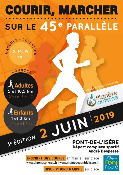 Courir sur le 45ème Parallèle