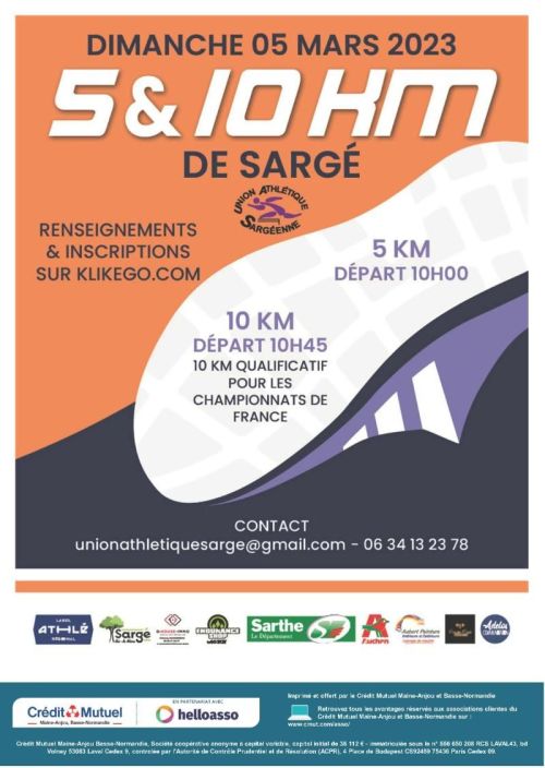5 et 10 km de Sargé