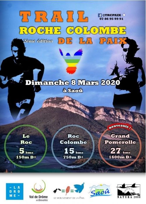 Trail Roche Colombe de la Paix