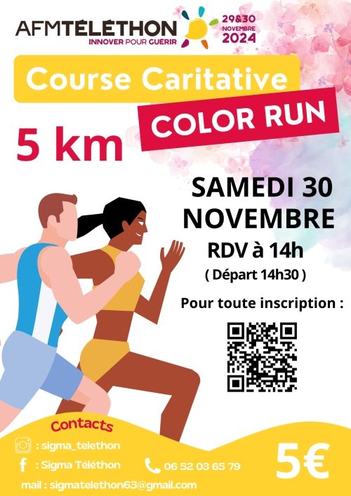 Course caritative SIGMA Téléthon