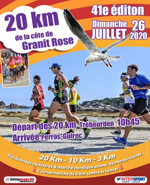 20 km de la Côte de Granit Rose