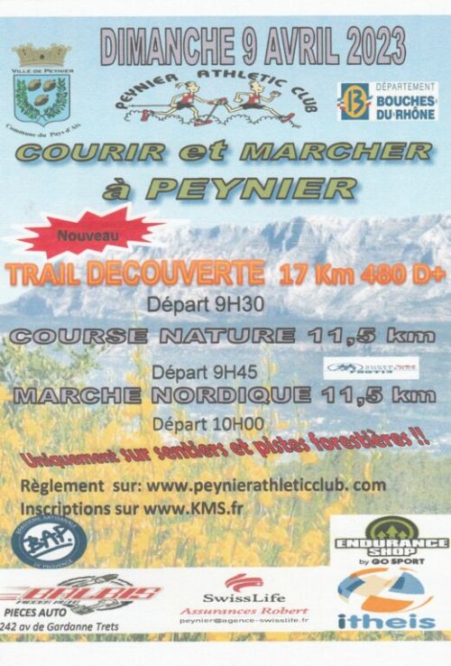 Courir et Marcher à Peynier