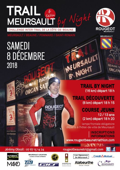 Trail Meursault by Night