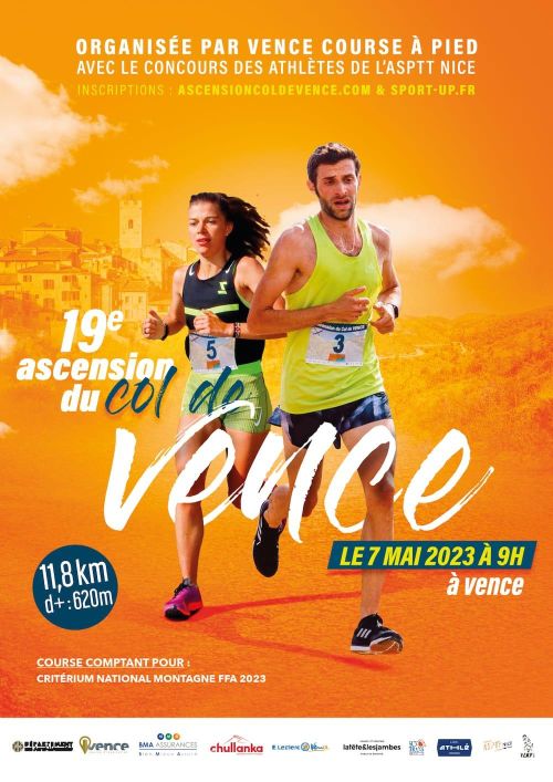 Ascension du col de Vence