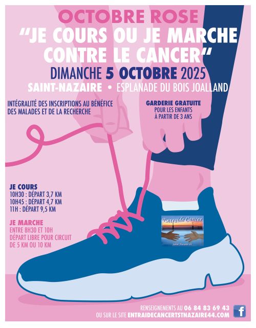 Je cours ou je marche contre le cancer