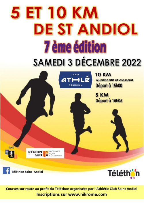 5 et 10 km de Saint Andiol