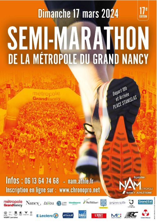Semi Marathon de la Métropole du Grand Nancy