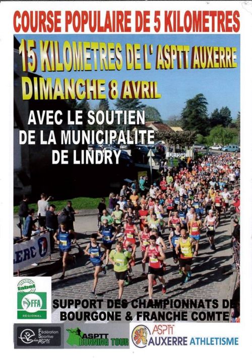 15 kms de l'ASPTT Auxerre