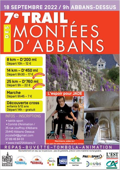 Trail des Montées d'Abbans