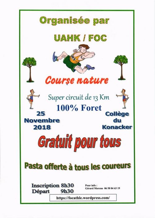 Course nature du Konacker