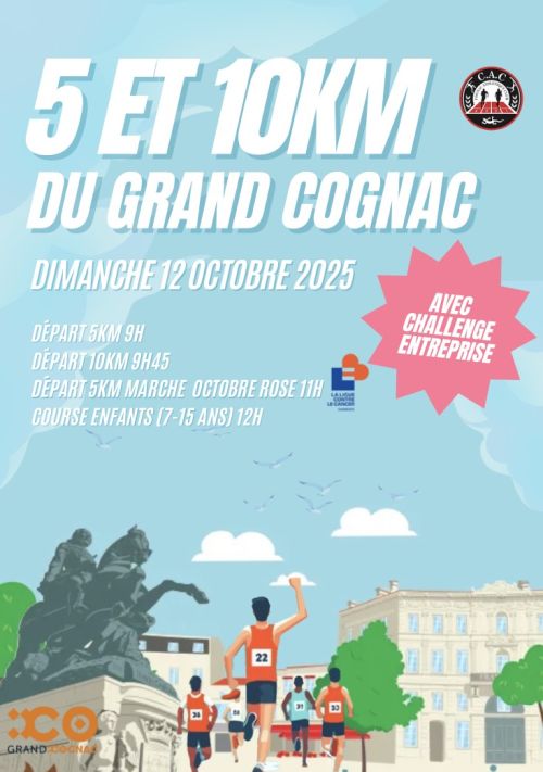 5 et 10 km du Grand Cognac
