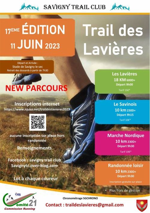 Trail des Lavières