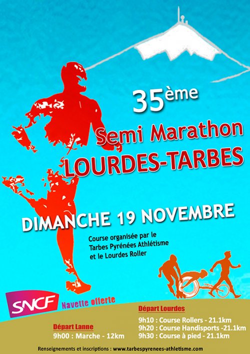 Semi-Marathon Lourdes - Tarbes