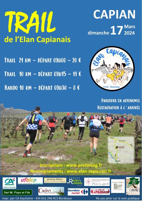 Trail de l'Elan Capianais