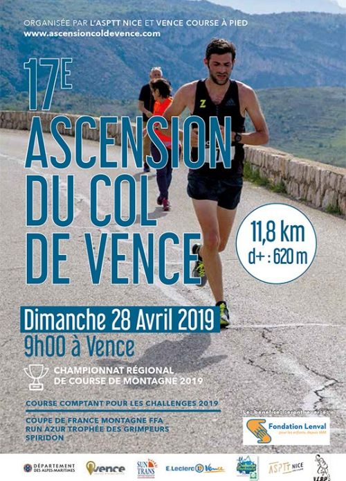 Ascension du col de Vence