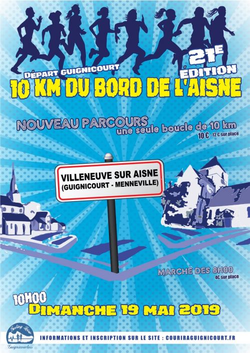 10km du Bord de l'Aisne