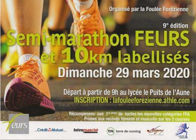Semi-Marathon et 10km de Feurs